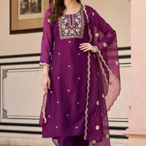 3 piece simple kameez set