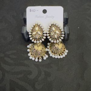 Jhumka style earrings