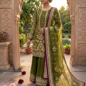 Palazzo & dupatta set