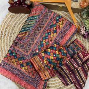 Viral mirror saree