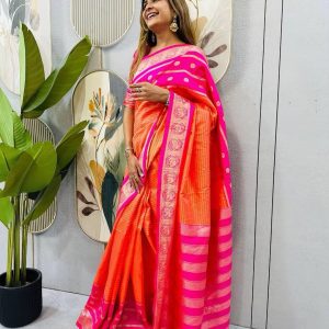 Zip up saree gown